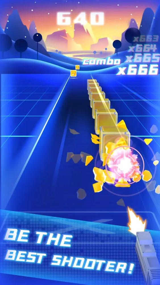 Ảnh chụp màn hình của Beats shooting-music game