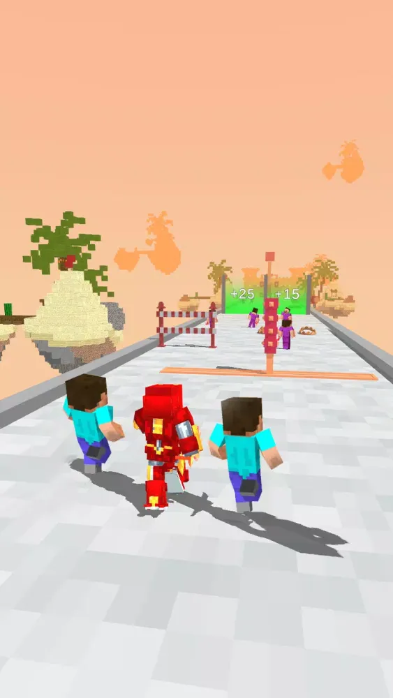 Hero Craft Run 3D Screenshots