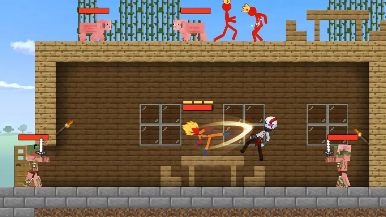 Screenshot di Stick Combat: Craft War