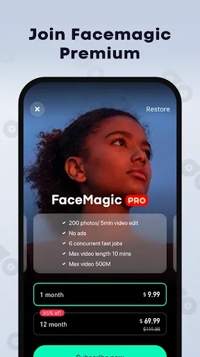 FaceMagic: AI Videos & Photos Screenshots