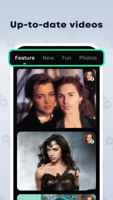 Zrzuty ekranu FaceMagic: AI face swap videos