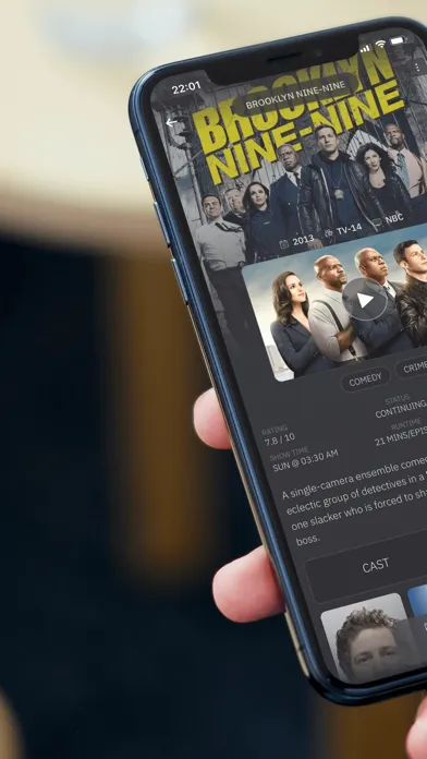 Capturas de tela do Series Watchlist