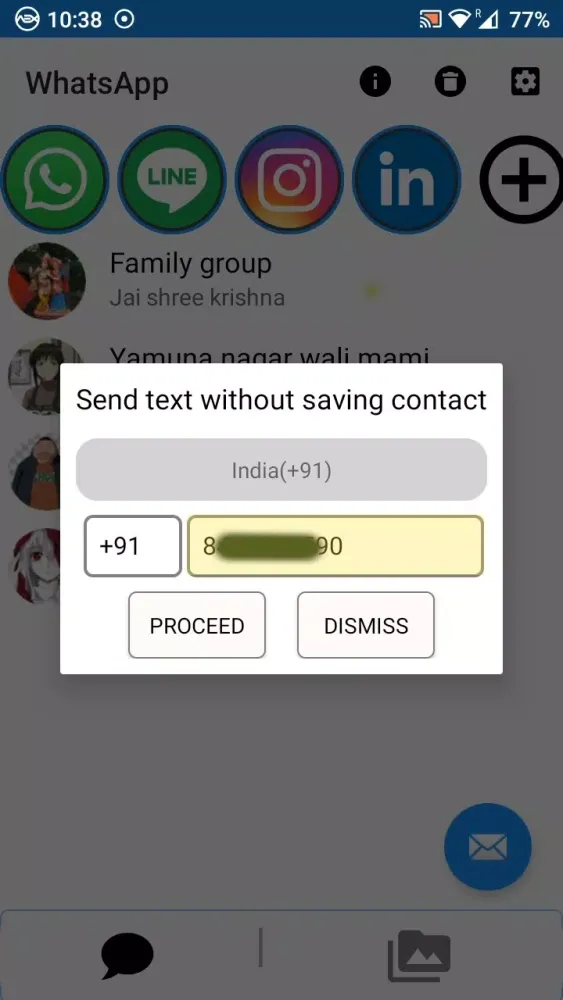 تصاویر Chat Bin(Recover deleted chat)