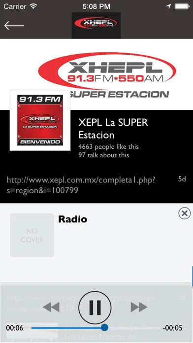 Captures d'écran de XHEPL Radio Online