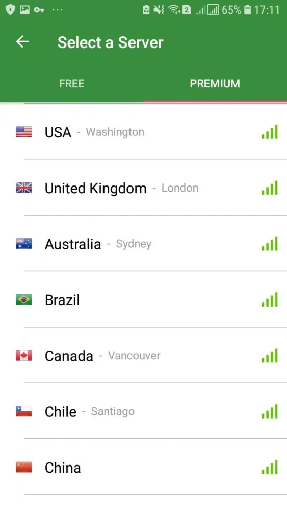 VPN Free Ekran Görüntüleri