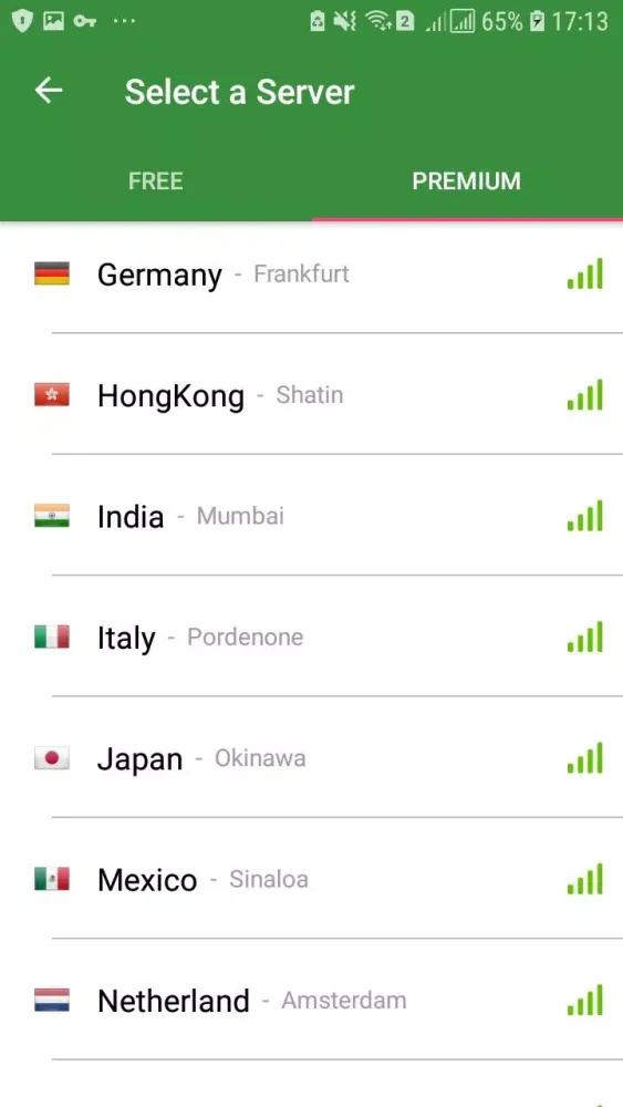 VPN Free Ekran Görüntüleri