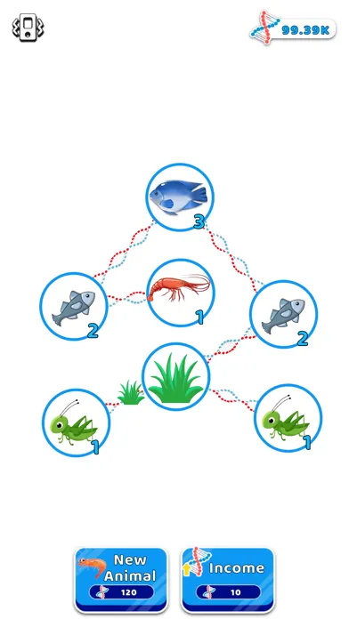 Capturas de pantalla de Food Web Merge