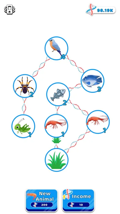 Capturas de pantalla de Food Web Merge