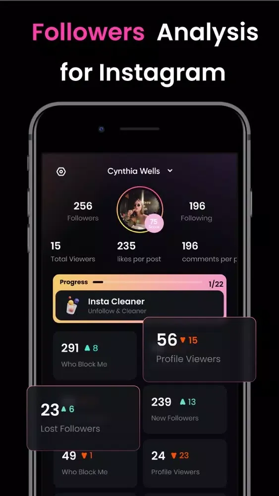 Reports+: Followers Tracker Screenshots