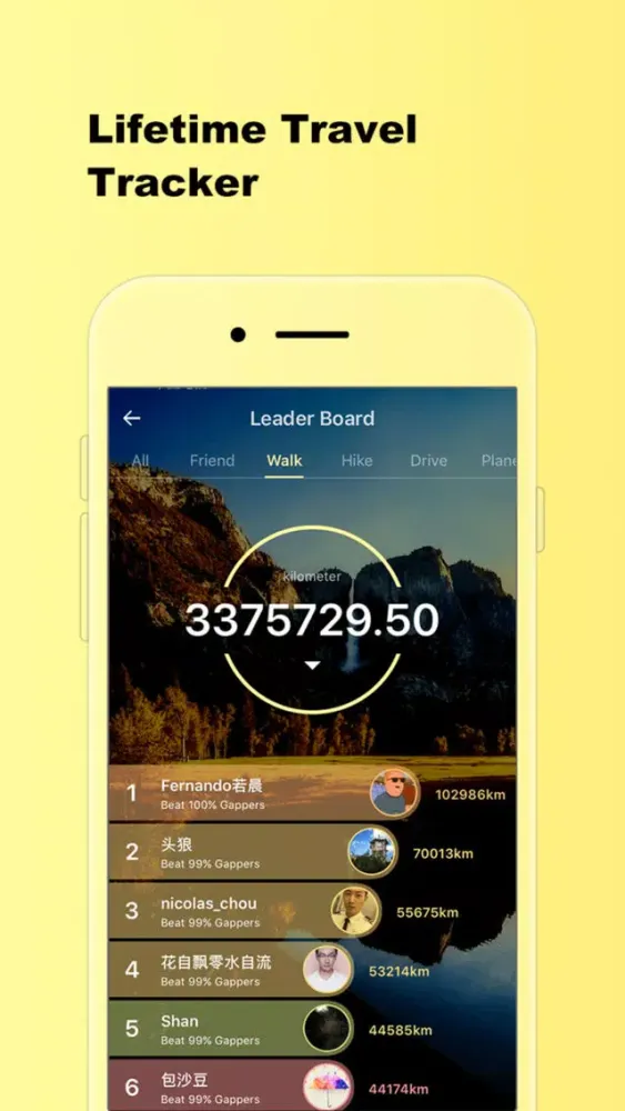 Tangkapan skrin GapDay-Travel Tracker＆Trip Log