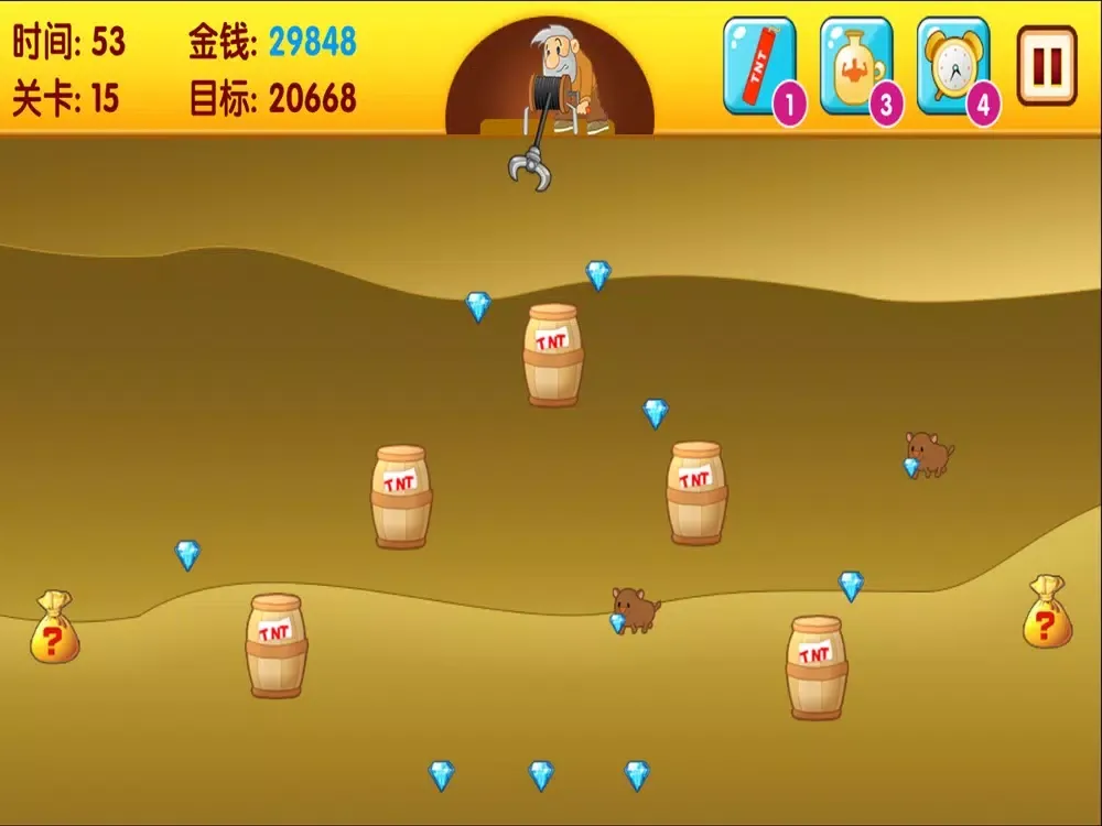 黄金矿工-经典中文版 iPad  Screenshots