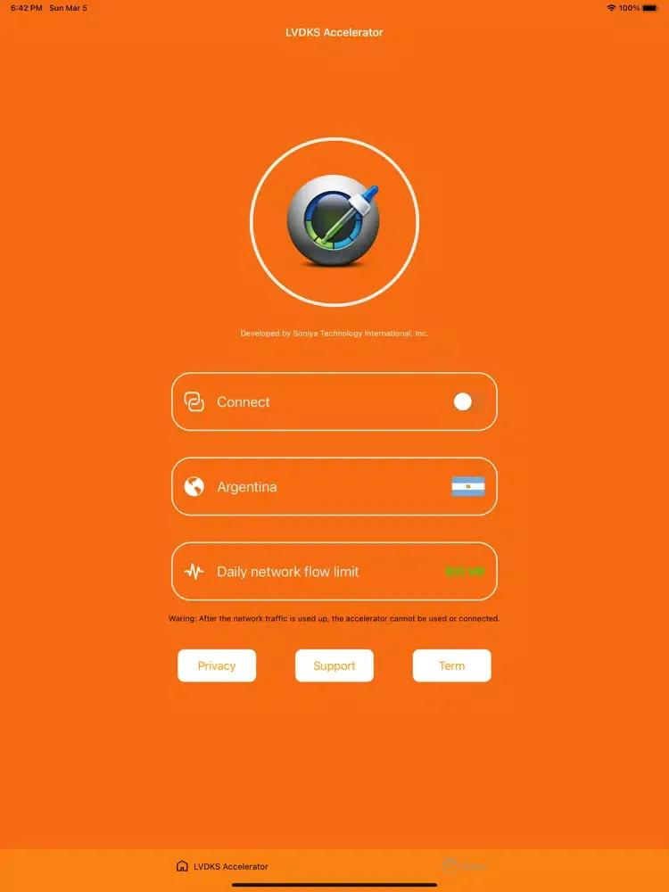 LVDKS Accelerator iPad  Screenshots