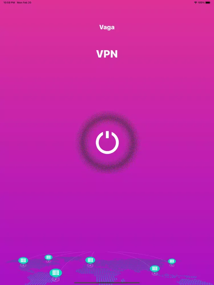 Скриншоты Vaga VPN iPad 