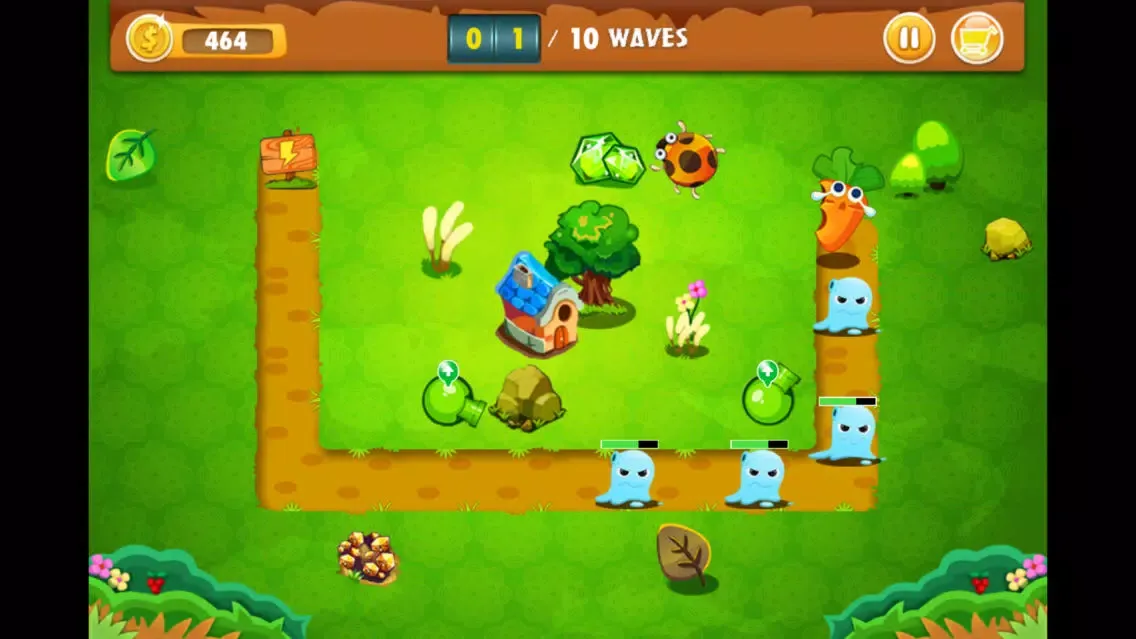 protect your carrot plus - tower defence games Screenshots