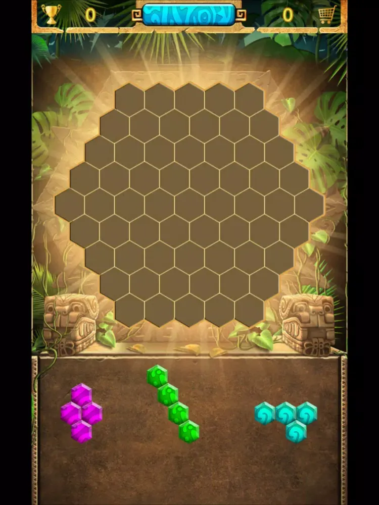 maya hex - hexa block puzzle iPad  स्क्रीनशॉट