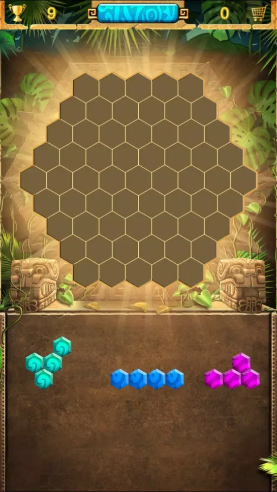 maya hex - hexa block puzzle स्क्रीनशॉट