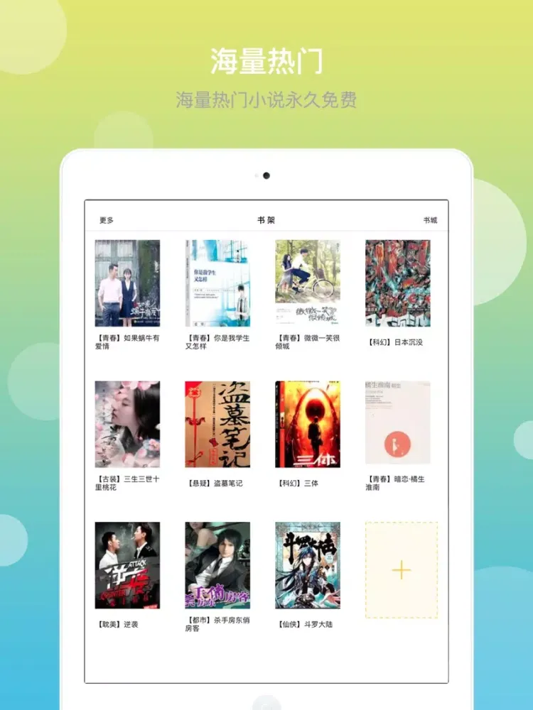 Capturas de tela do 完本小说大全- iPad 