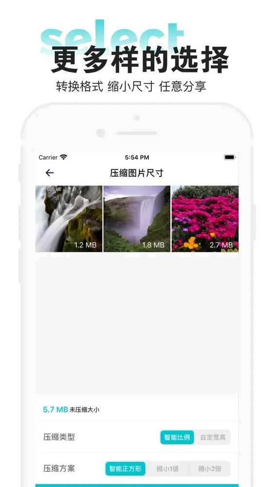 Tangkapan skrin 图片压缩-视频图片压缩和格式转换