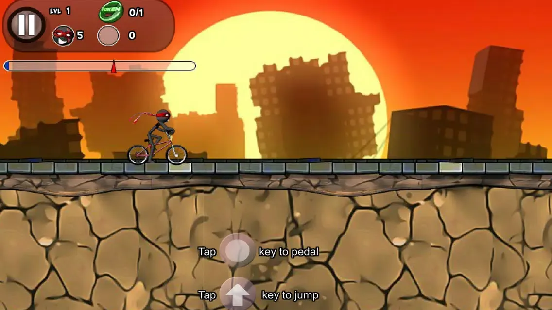 Screenshot di Bike Stunts Challenge for Stickman