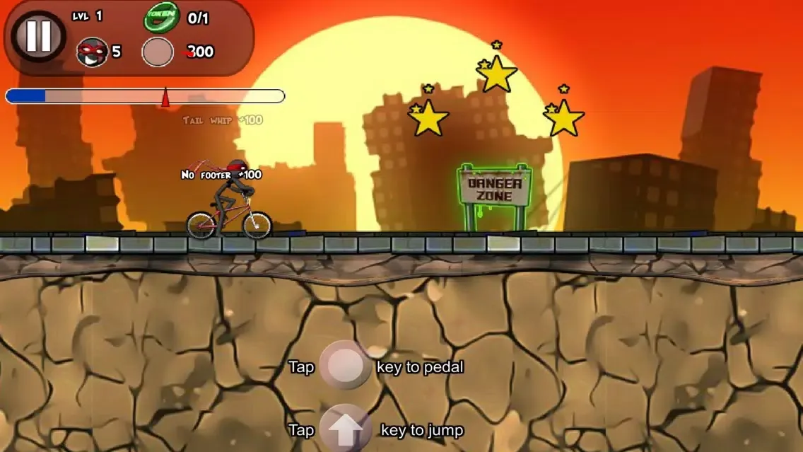 Screenshot di Bike Stunts Challenge for Stickman