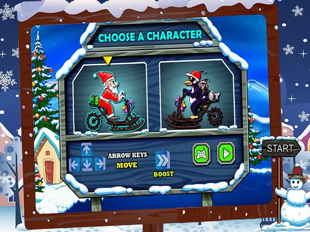 Capturas de tela do Santa Race + iPad 