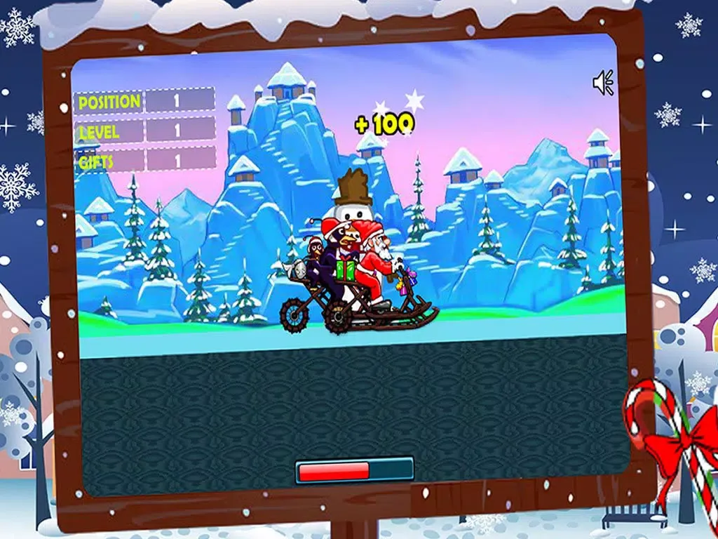 Capturas de tela do Santa Race + iPad 