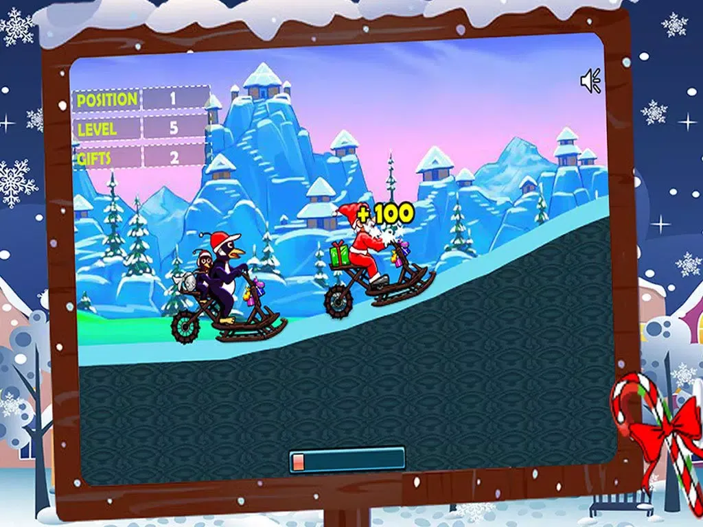 Capturas de tela do Santa Race + iPad 