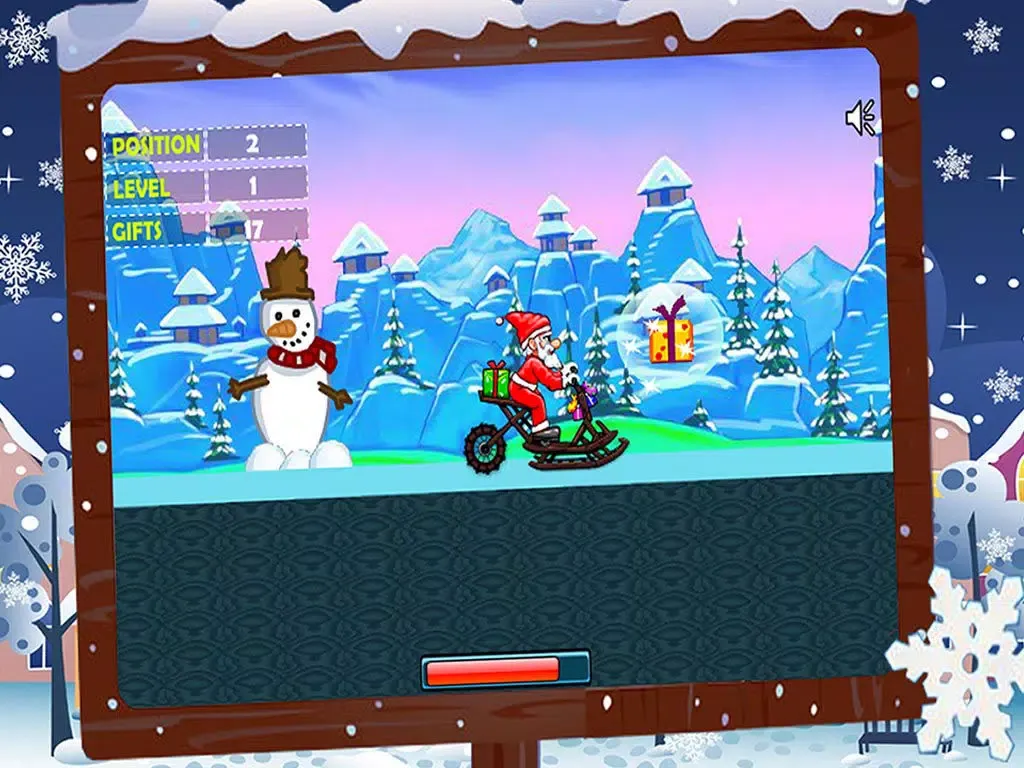 Capturas de tela do Santa Race + iPad 