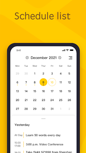 YYNote:todolist&memo&calendar Screenshots