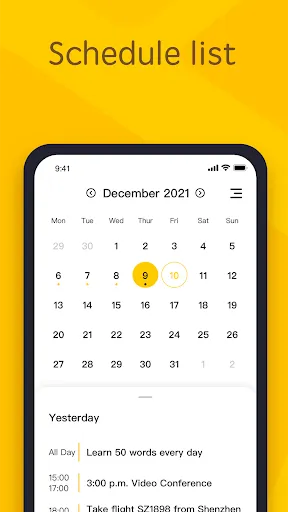 YYNote:todolist&memo&calendar Screenshots