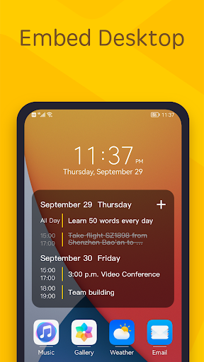 YYNote:todolist&memo&calendar Screenshots