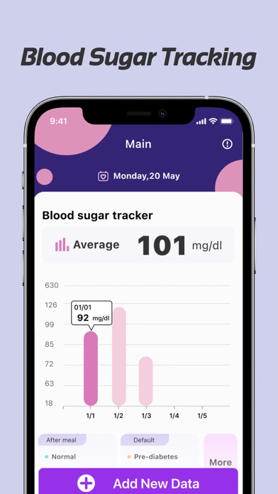 Tangkapan skrin SugarMate:Health Monitor