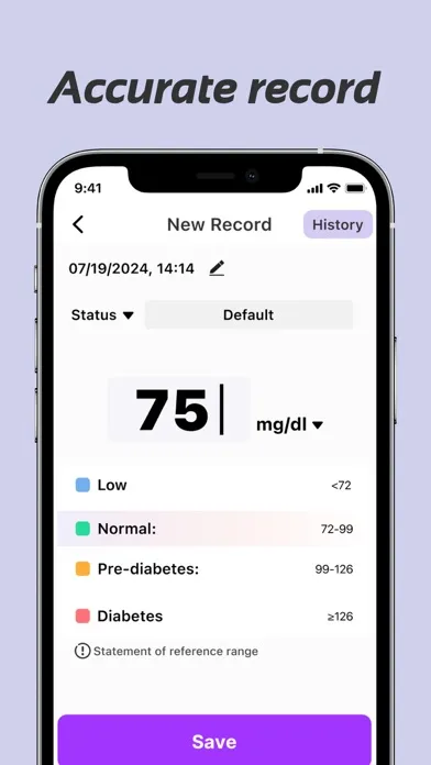 SugarMate:Health Monitor スクリーンショット