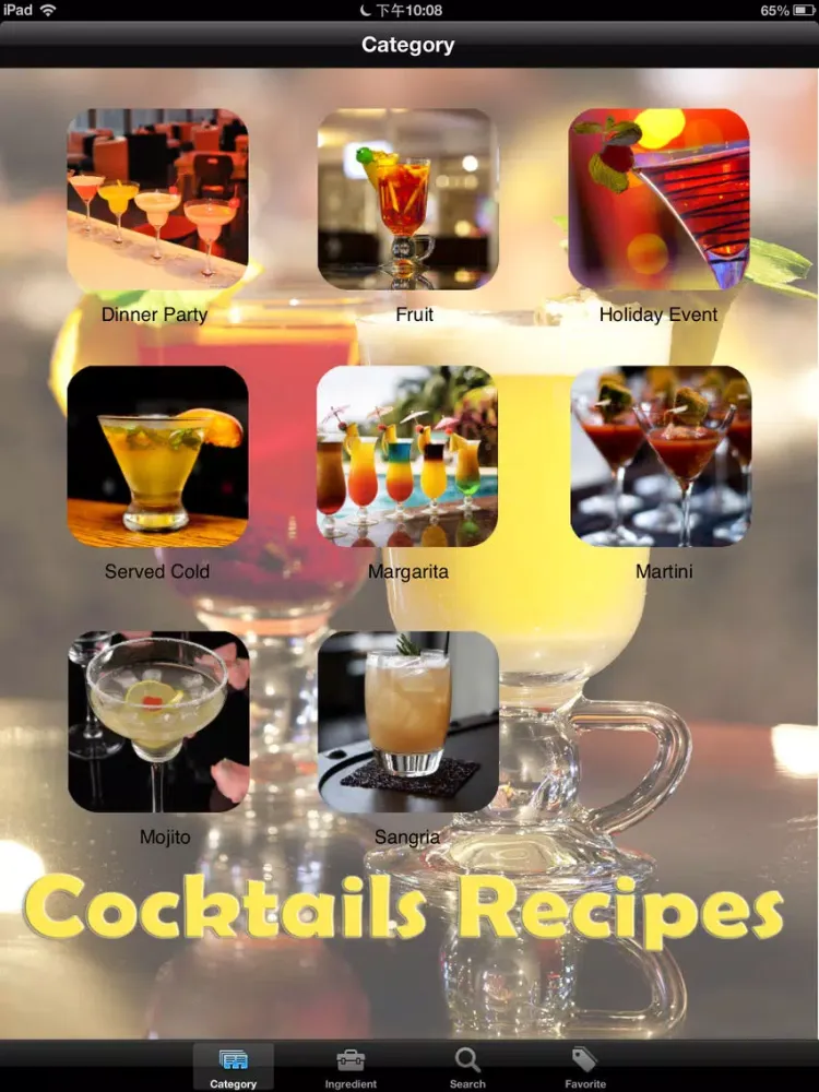 6000+ Cocktail Recipes iPad  スクリーンショット
