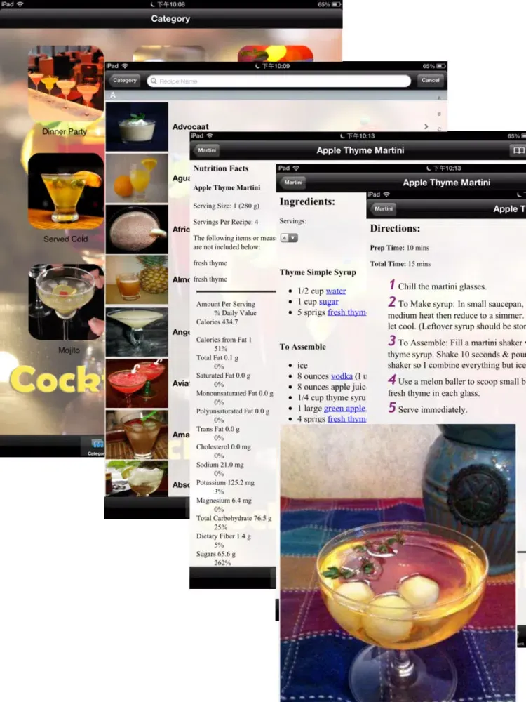 6000+ Cocktail Recipes iPad  スクリーンショット