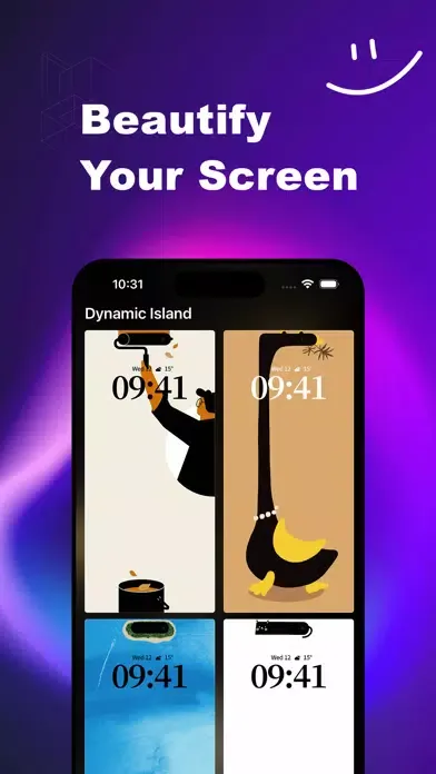 Zrzuty ekranu Wallpapers+:Dynamic Island