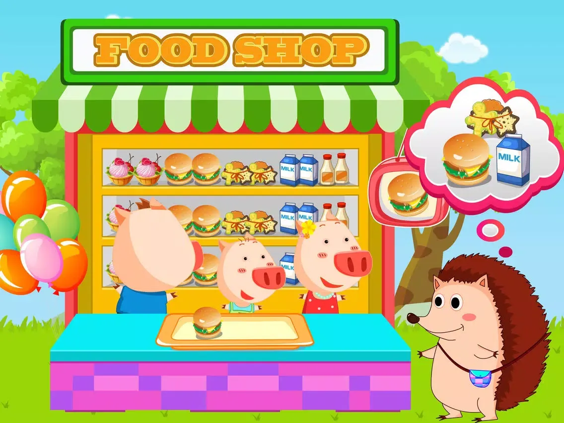 Zrzuty ekranu Pig Amusement Park-amusement park games iPad 