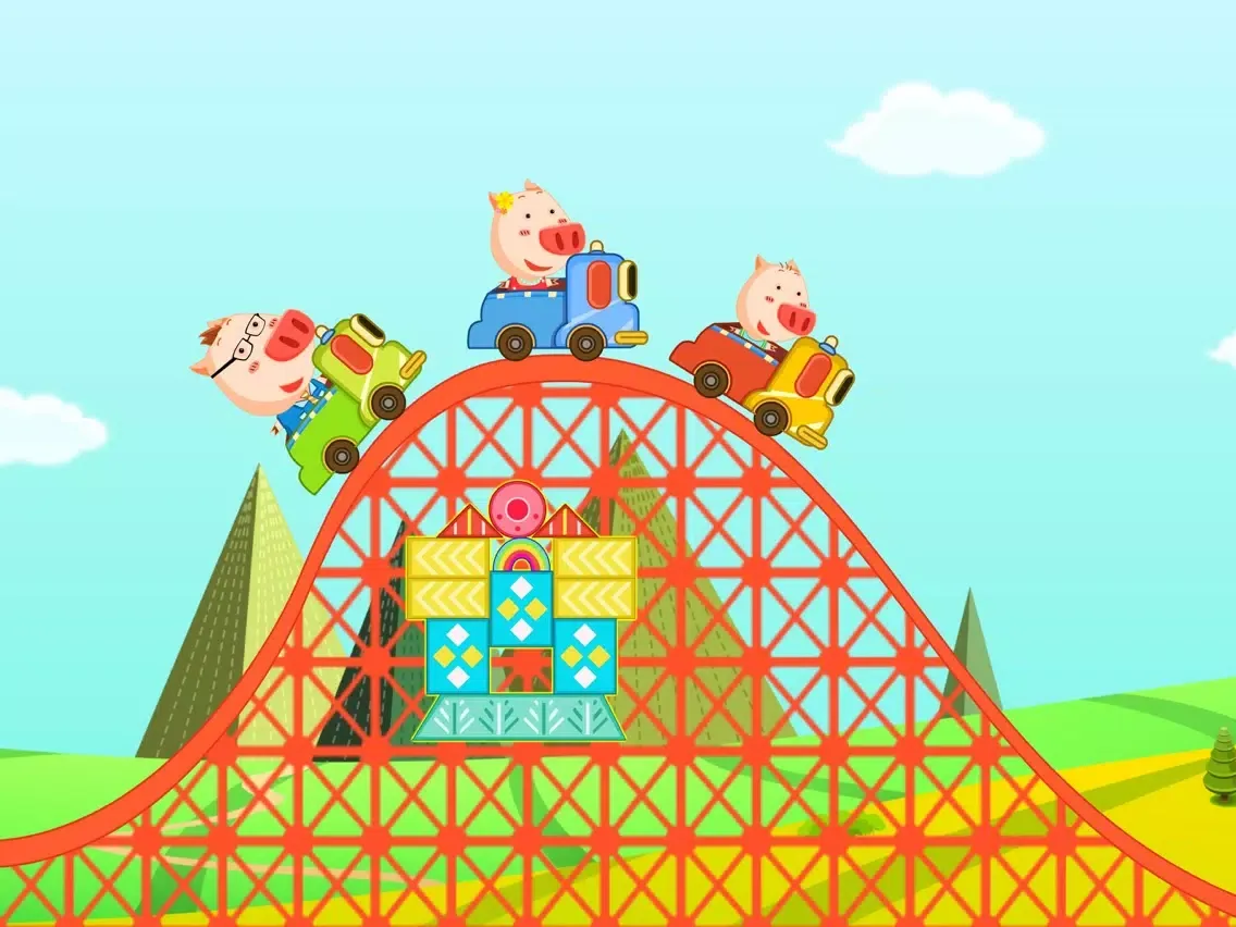 Zrzuty ekranu Pig Amusement Park-amusement park games iPad 