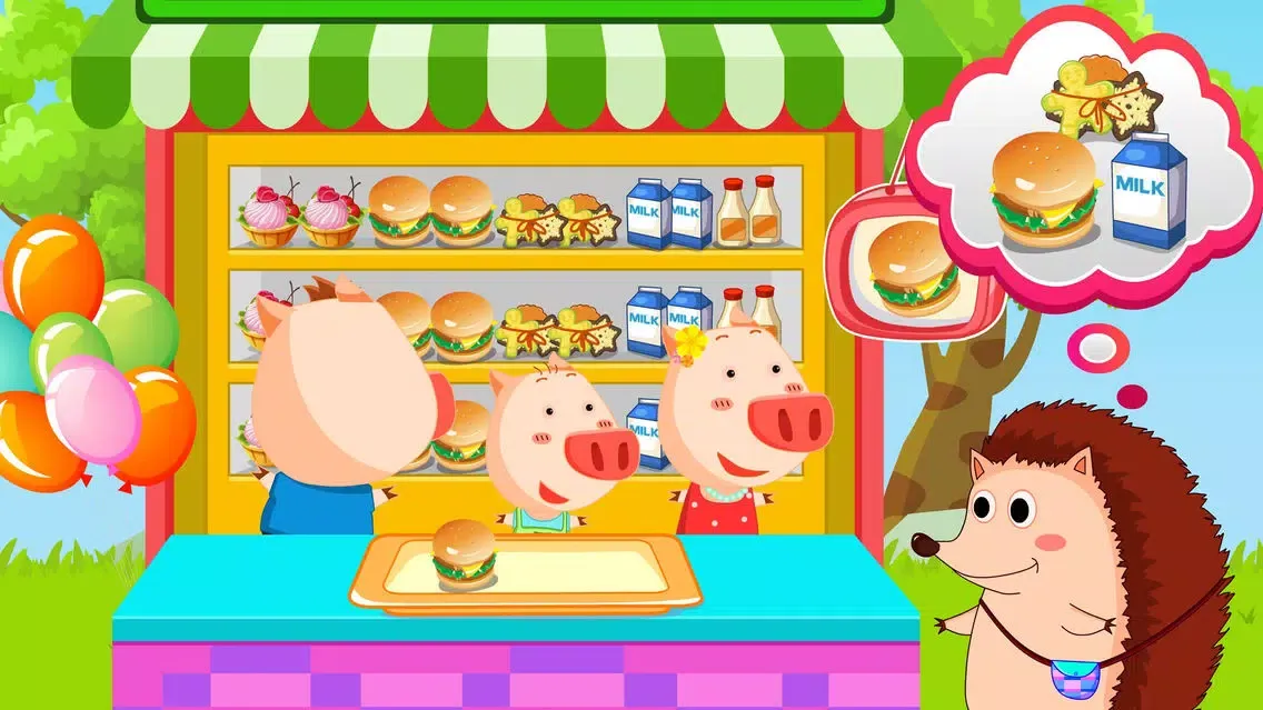 Zrzuty ekranu Pig Amusement Park-amusement park games