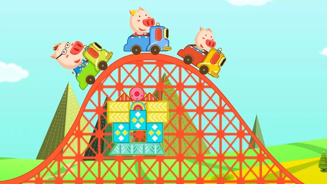 Zrzuty ekranu Pig Amusement Park-amusement park games