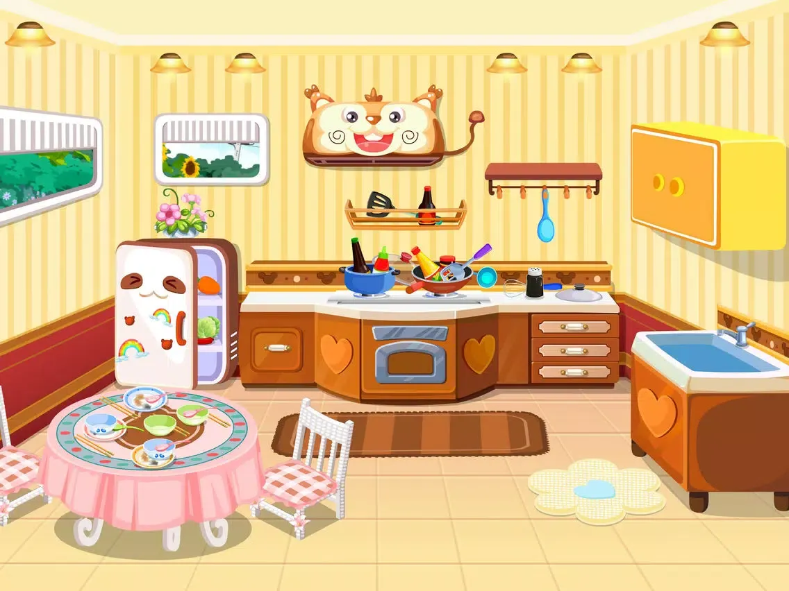 ภาพหน้าจอของ Princess Clean Doll House iPad 