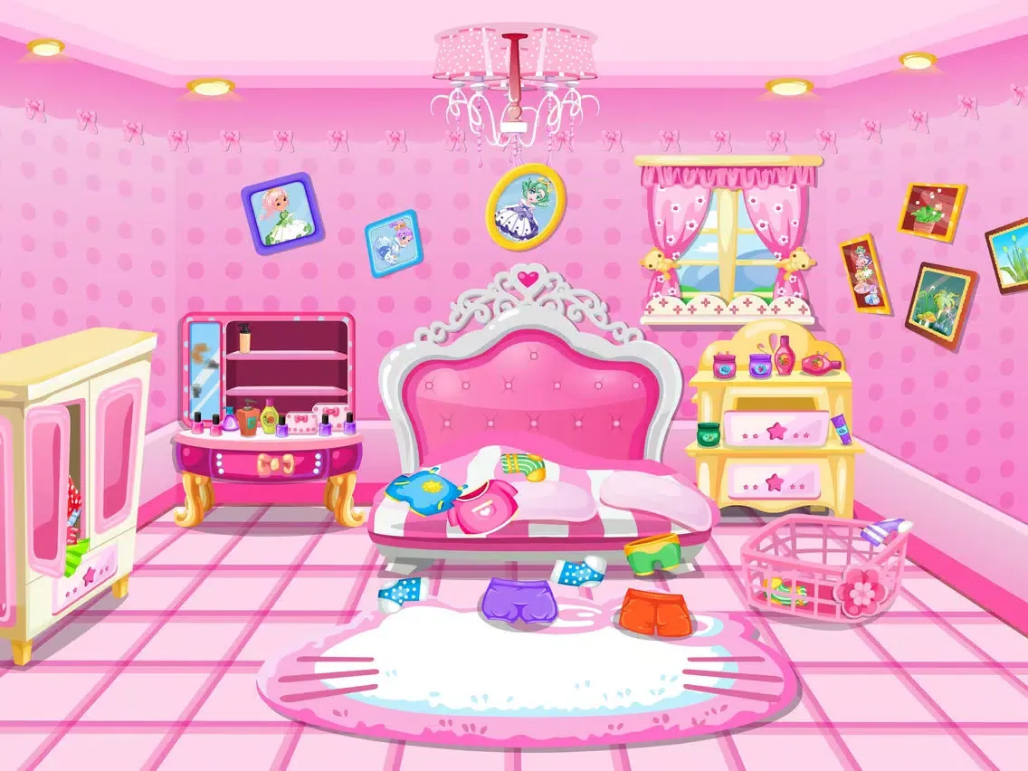 ภาพหน้าจอของ Princess Clean Doll House iPad 