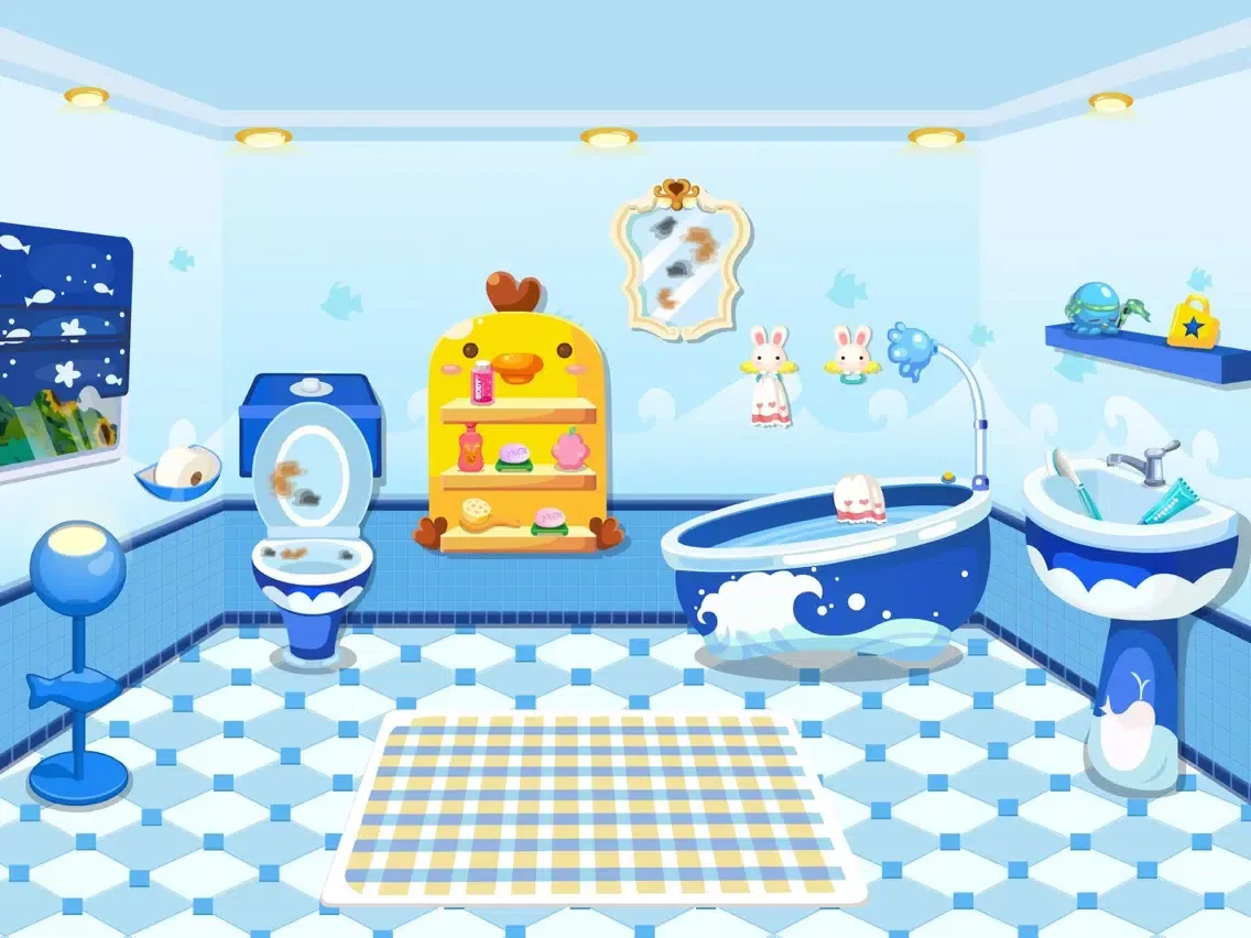 ภาพหน้าจอของ Princess Clean Doll House iPad 