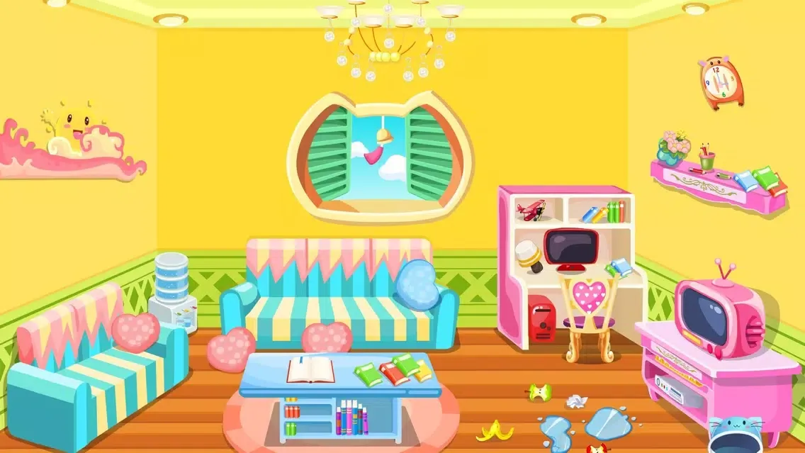 ภาพหน้าจอของ Princess Clean Doll House
