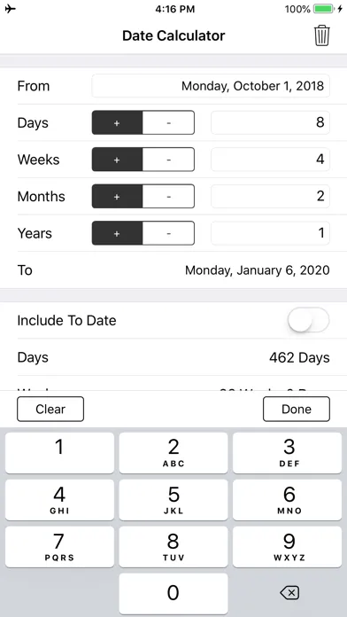 Date and Time Calculator Pro Screenshots