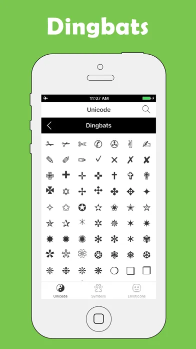 Tangkapan skrin Symbol Pad Pro