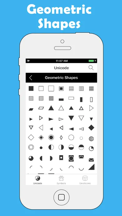 Tangkapan skrin Symbol Pad Pro