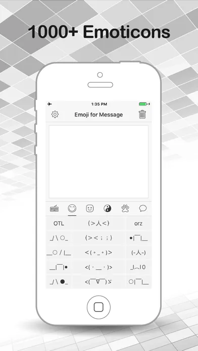 Captures d'écran de Emoji for Message Pro