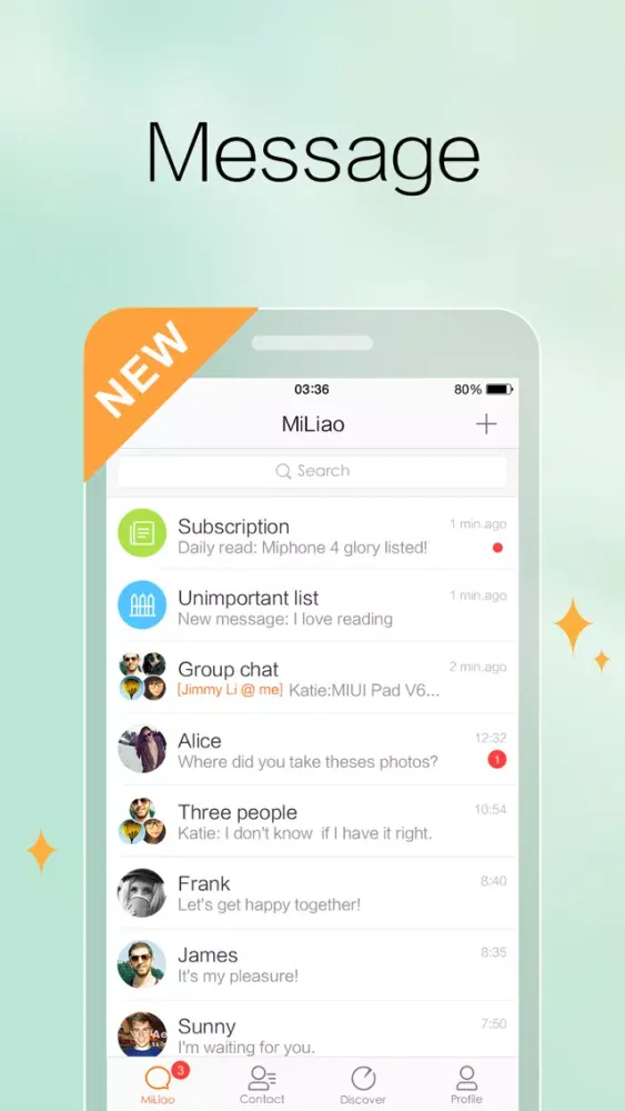 تصاویر MiTalk Messenger