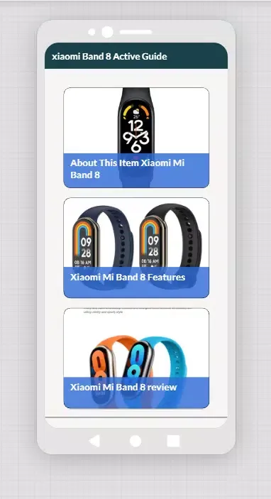 Zrzuty ekranu Huawei Watch Fit App Guide